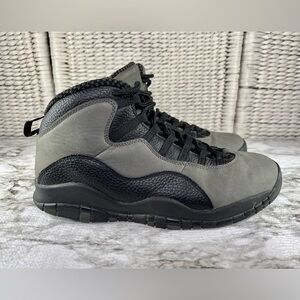 Nike Air Jordan X 10 Retro Shadow [2018] 310805-002 Dark Black Grey Size 11.5